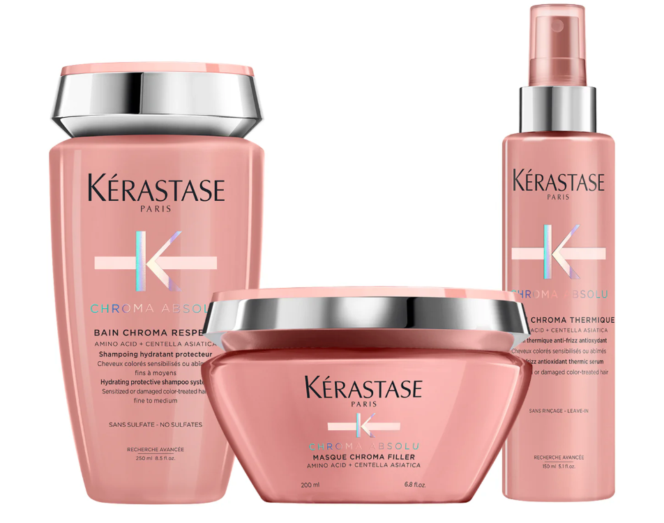 Chroma Absolu Routine Réparation en Profondeur pour Cheveux colorés
