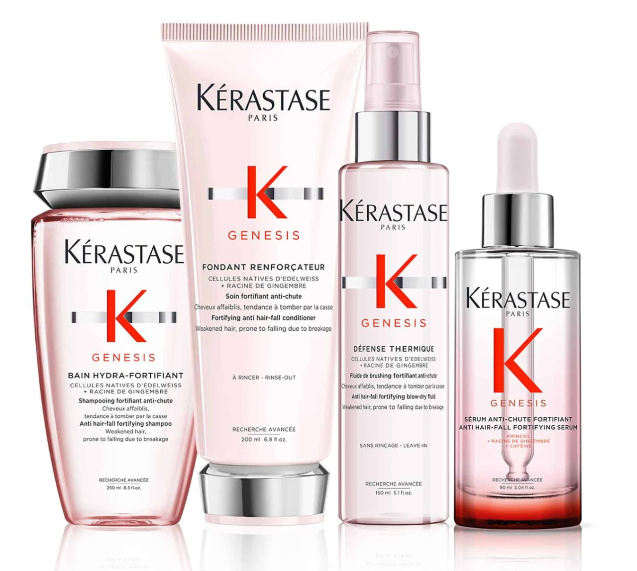 Routine Genesis anti-chute causée par la casse pour cheveux fins à mi-épais